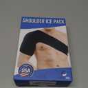 Fittest Pro Shoulder Ice Pack Wrap, HSA or FSA Eligible, Reusable Cold Therapy Wrap for Tendonitis, Swelling, Rotator Cuff, and Recovery - Shoulder Brace Compression Sleeve