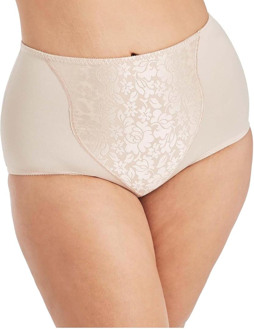 Bali Womens Shapewear Double Support Light Control Brief with Lace Fajas 2-Pack DFX372 (3X-Large, Soft Taupe) Bali Womens Shapewear Double Support Light Control Brief with Lace Fajas 2-Pack DFX372 (3X-Large, Soft Taupe)