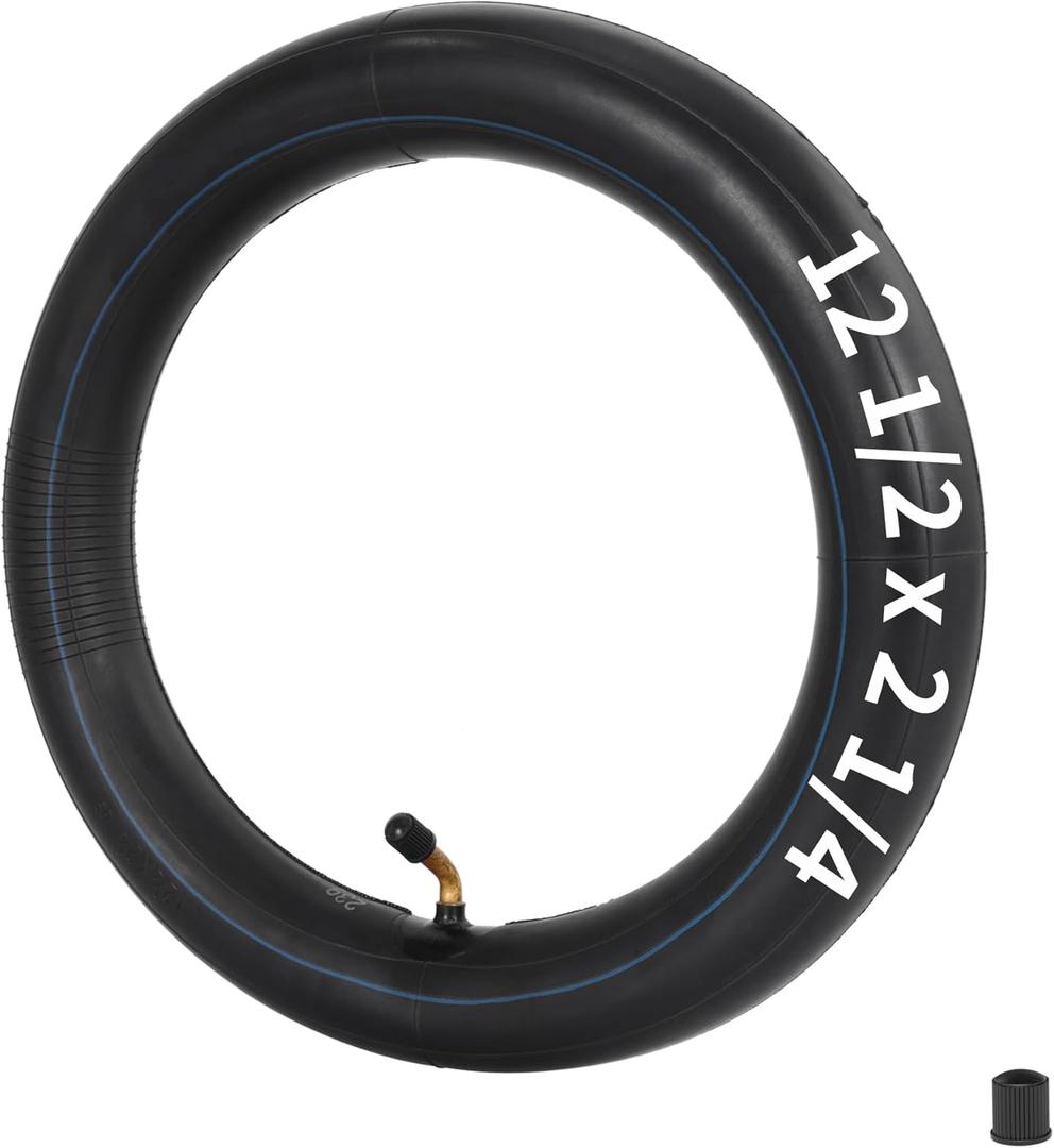 12.5 x 2.25 Inner Tube with Angled Valve Stem Compatible with Most 12 1/2 x2 1/4 Electric Scooters, Mini Bikes, Pocket Bike, Baby Stroller Tire Tubes (1 Pack)