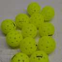 Franklin Sports X-40 Outdoor Pickleballs - Official Ball of USA Pickleball, APP Tour + US Open - Regulation Size (12 Count, Yellow)