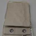 HDCAXKJ Waterproof Outdoor Curtains for Patio with Zipper Top & Bottom Grommet Thermal Privacy Drapes 2 Panels Gazebo Outside Blackout Curtains for Porch Pergola Backyard, 54" W x 84" L, Cream