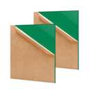 2 Pack 16'' x 20'' Opaque Green Acrylic Sheet, 3mm Thick Acrylic Plastic Sheet Plexiglass Board for Laser Cutting and DIY Craft Projects