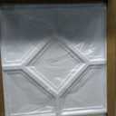 WOWSTAR 12-Pack 24"x24" Drop Ceiling Tiles, 3D Decorative Glue Up Ceiling Tiles, White