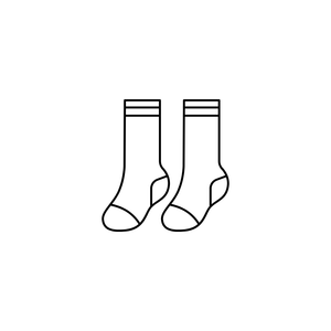 Black Socks, 1 pack