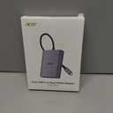 Acer USB C to Dual HDMI Adapter 4K@60Hz, 4-in-1 HDMI Splitter for Dual Monitors with 100W PD, USB 3.0, Docking Station Dual Monitor Compatible with Acer, MacBook Air/Pro, Dell XPS, HP, etc