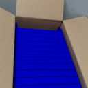 Akro-Mils 30130 Plastic Shelf Bins, Heavy Duty Storage Bins for Garage, Closet, and Drawer Organization, 12-Inch x 6-1/2-Inch x 4-Inch, Blue, 12-Pack