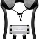 Hosann Century Neck Pillow Phone Holder,Lazy Gooseneck Cell Phone Stand with 360 Clip,Universal Mobile Phone Tablet Stand for iPhone 15 14/14 Pro Max/13 (Black)