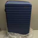 AmazonBasics 68 cm Navy Blue Hardsided Check-In Trolley