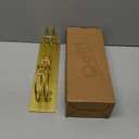 Blow Dryer Holder Wall Mounted Curling Iron Holder, 3 in 1 Hair Tool Organizer for Straightener, Curling Iron, Hair Dryer Holder Adhesive Flat Irons Storage for Bathroom Barber Shop (Gold)