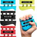 Grip Strength Trainer, Finger Strength Trainer for Grip Strength Training for Fingers, Wrists, and Hands for Home, Office, Gym, Climbing, Athletes, Musicians, and Therapy