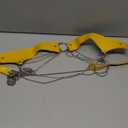 eYLun Women Girls Leather Waist Belt Punk Chain Leather Body Waist Belt Goth Layered Accessories Belt (Yellow)