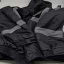 DPSAFETY Safety jacket for men,Reflective high Visibility Hooded jacket,Hi-Vis Bomber Jacket with Pockets and Zipper,Waterproof,Black Bottom,ANSI/ISEA 107-2020 Type R Class 3,Black 2XL