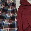 DG Hill Pajama Pants Men - Flannel Pajama Pants Fleece PJS Sets Cotton Top - Men's Pajama Set PJ Sleep Pant Loungewear Sets (Large, Maroon Multi Plaid)