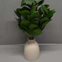 16" Artificial Eucalyptus Stems Potted Plant Indoor Fake Plants - Realistic Greenery with Vase, Small Artificial Office Desk Plants in Pots for Home Decor Weddings Centerpieces