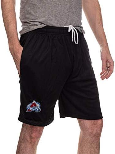 Calhoun NHL Men's Team Logo Air Mesh Shorts, XL