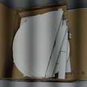 sthmec Side Table, Small Round End Table with Storage Shelf for Small Space, 2-Tier Bedside Table Sofa Couch Table, Round Accent Table Nighstands for Living Room, Bedroom,White