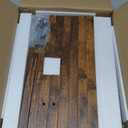 YUFAM Side Table End Table Tall Night Stand 2-Tier for Living Room Bedroom Bathroom Office Furniture Brown