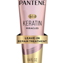 Pantene Keratin LeaveIn Conditioner with Argan Oil, Protein Treatment for Dry, Damaged & ColorTreated Hair, Repairs Split Ends & Protects from Damage, FormaldehydeFree, 8.4 Fl Oz
