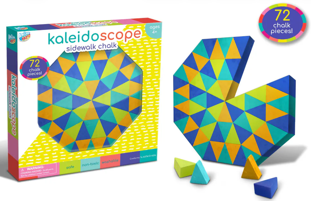 Anker Play Jumbo Kaleidoscope Chalk Set 72 pc