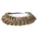 Braid Headband 2 Strands Messy Classic Chunky Plaited Wide Braids Elastic Stretch Quality Synthetic Braided Headband Women Girl Bohemian Hair Braid 65g (Headbands A5)