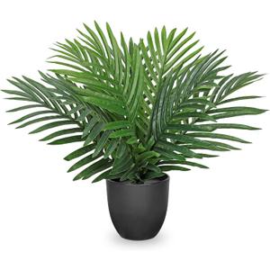 DILATATA 17 Artificial Palm Tree Indoor Palm Plant Faux Potted Plants Indoor Fake Tropical Palm Tree Silk Plants for Home Office Decor