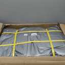 Heavy Duty tarps, 14 Mil Sliver Thick Waterproof Poly Tarp for Outdoor Camping Pool Car Tent, Rip and Tear Proof Tarpaulin with Grommets and Reinforced Edges (20'X40')