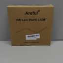 Green Rope Lights,16ft Waterproof, Connectable and Flexible LED Strip Lights with Advanced LEDs and Crystal-Clear Thick PVC Jacket, High Brightness, Great for Deck Pergola Handrail Bedroom