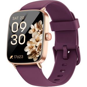 Smart Watch for Women, 1.85" HD Smartwatch (Answer/Make Calls), 2 Bands