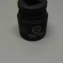 BILITOOLS 3/4" Drive Impact Socket 32mm, Metric, CR-MO Steel, 6 Pt. Impact Grade Heavy Duty Large Axle Nut Socket