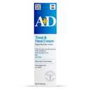 A+D Zinc Oxide Diaper Rash Treatment Cream, Dimethicone 1%, Zinc Oxide 10%, Easy Spreading Baby Rash Cream, 4 Ounce Tube