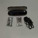 Aquasonic Black Series Ultra Whitening Toothbrush – ADA Accepted Electric Toothbrush 8 Brush Heads & Travel Case – 40,000 VPM Electric Motor & Wireless Charging  4 Modes w Smart Timer