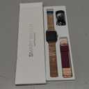 Smart Watches for Women Men, Steps Counter Fitness Tracker Watch for Android iPhone with Sleep Calorie Monitor and 110+ Sports, IP68 Waterproof, Pedometer Smartwatch (Gold, 1.91)