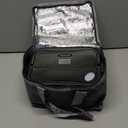 1.8L+0.5L Heated Lunch Box for Men, 80W Electric Lunch Box with Long-handled Utensils for Adults, 12V/24V/110V Lonchera Elctrica Porttil, Portable Food Warmer for Car/Truck/Office (Black)