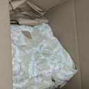 Madison Park Laetitia Lightweight 100% Cotton Quilt Set, Breathable Chenille Tufted, Shabby Chic Boho Medallion Design, Sham, Floral Taupe w/ Tassels, Full/Queen-2 Piece