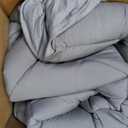 Mattress Topper California King Extra Thick Mattress Pad Cover, Plush Pillow Top, Deep Elastic Pocket, Grey