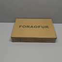 FORAOFUR Nursery Side Table, Small End Table Accent Table Living Room Balcony Office, Modern Side Bedside Home Decor, for Small Spaces, Easy Assembly (White)