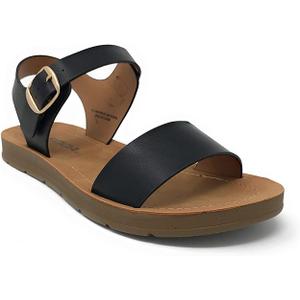 Soda PLENTY ~ Women's Strappy Ankle Wrap Buckle Fashion Flat Sandals, Size 13