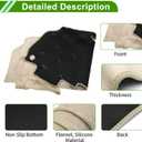 Dashboard Cover for Honda Civic 2006-2011 Non-Slip Front Dash Cover Mat Flannel Silicone