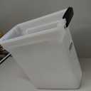 IRIS USA Dog Food Storage Container, Airtight Lid, 2-Cup Scoop, Up to 13 Pounds Pet Food Storage, Versatile Pet Food Bin, Treats, BPA Free, Dark Gray