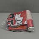 Graduation Decorations 2026 Disposable Red Graduation Tableware Kit for 25 Guests Plates Napkins Cups Tablecloth Hanging Graduation Party Decorations 2026