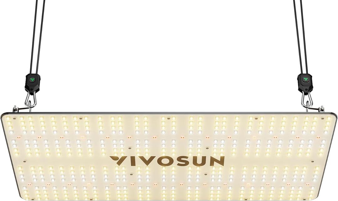 VIVOSUN VS2000 LED Grow Light with Full Spectrum Diodes & Brand Driver Dimmable Lights Sunlike for Seedling Veg & Bloom Plant Grow Lamps for 4x2/3x3 Grow Tent
