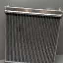 2-Row Full Aluminum Racing Radiator w/ 12V Fan Shroud Replacement for 1992-2000 Honda Civic EH EJ 1993-1997 Del Sol EG MT 1994-2001 Acura Integra DB DC