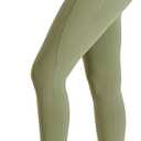 ALLZERO Women's Leggings with Pockets Tummy Control Workout 26" High Waisted Brushed Lined Warm Yoga Pants Fall Winter (X-Large)