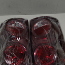 LED Tail Lights Assembly + 3rd Third Brake Cargo Lamp Compatible with 2004-2008 Ford F-150 F150 Pickup [Factory Halogen Type] Fleetside Styleside Rear Taillight, 3 Pcs, Smoked Lens