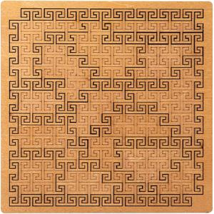 Fractal Tray Puzzle for Adults - Hardwood Mind-Bending Jigsaw with No Image & Irregular Curves | Reverse Thinking Brain Teaser Challenge | Advanced 3D Puzzle