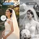 16 Pairs Double Sided Pearl Veil Weights Invisible Secure Veil for Outdoor Weddings, Elegant Gifts for Brides