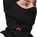 GearTOP Black Balaclava Ski Mask - Super Roubaix Moisture-Wicking Winter Mask for Men and Women for Skiing, Snowboard, Motorcycle, Face Mask for Cold Weather Baklava Masks, Pasamontaas para el Frio (6-7 1/2)