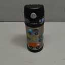 THERMOS FUNTAINER Water Bottle with Straw - 12 Ounce, Construction Site - Kids Stainless Steel Vacuum Insulated Water Bottle with Lid