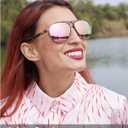 Jefoo Polarized Aviator Sunglasses for Women Men Retro Trendy Sports Sunglasses for Outdoor UV400 Protection