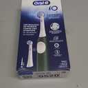 Oral-B Rechargeable Electric Toothbrush, iO2 Starter Kit, 3 Cleaning Modes, Automatic Pressure Sensor to Protect Gums, 2 Brush Heads, Forest Green (1 Count (Pack of 1))